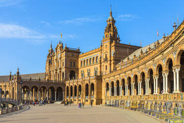 Plaza de Espana, erbaut für die Ibero-Amerikanische Ausstellung von 1929, Sevilla, Andalusien, Spanien, Europa - RHPLF04313