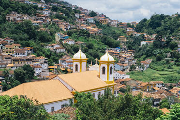 Ouro Preto, eine ehemalige koloniale Bergbaustadt, UNESCO-Weltkulturerbe, Minas Gerais, Brasilien, Südamerika - RHPLF04330