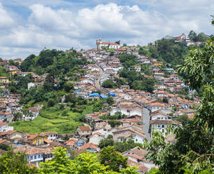 Ouro Preto, eine ehemalige koloniale Bergbaustadt, UNESCO-Weltkulturerbe, Minas Gerais, Brasilien, Südamerika - RHPLF04331