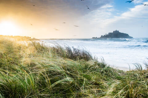 St. Michael's Mount, Marazion, Cornwall, England, Vereinigtes Königreich, Europa, lizenzfreies Stockfoto