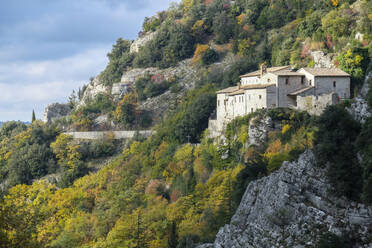 St. Ambrogio Hermitage, Gubbio, Apennines, Umbria, Italy, Europe - RHPLF04486