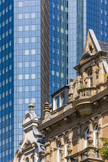 Low angle view of buildings in Frankfurt, Germany - WDF05446