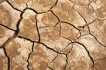 Gerissener trockener Boden, Provinz Namib, Angola. - VEGF00563