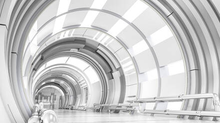 Rendering eines futuristischen Tunnels - AHUF00576