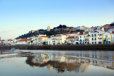 Alcacer do Sal und der Fluss Sado, Alentejo, Portugal, Europa - RHPLF04659