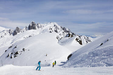 Skigebiet Brevant, Chamonix, Haute Savoie, Rhone-Alpen, Französische Alpen, Frankreich, Europa - RHPLF04727