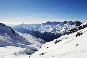 Argentiere Glacier and Aiguilles Rouges, Chamonix, Haute Savoie, Rhone Alpes, French Alps, France, Europe - RHPLF04729