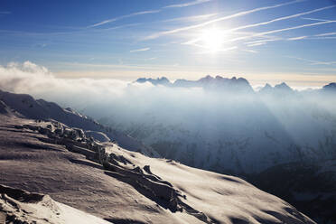 Glacier de Tour and Aiguilles Rouges, Chamonix, Haute Savoie, Rhone Alpes, French Alps, France, Europe - RHPLF04730