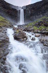 Wasserfall Fossa, Gemeinde Sunda, Insel Streymoy, Färöer Inseln, Dänemark, Europa - RHPLF04840