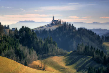 Die Kirche St. Leonard, Slowenien, Europa - RHPLF04877