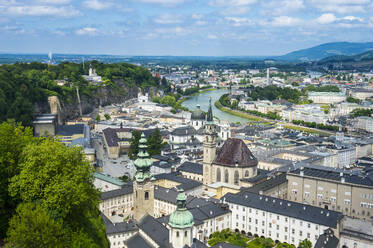 Blick über Salzburg, Österreich, Europa - RHPLF05018