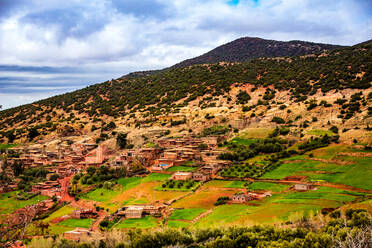 Landschaft der Dades-Schluchten, Marokko, Nordafrika, Afrika - RHPLF05024