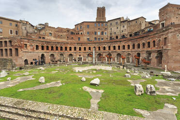 Trajansmärkte, Römische Ruinen, Forum, Historisches Zentrum (Centro Storico), Rom, UNESCO-Weltkulturerbe, Latium, Italien - RHPLF05146