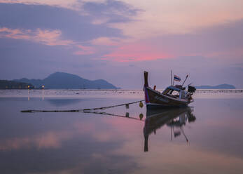 Long-tail boat on Rawai Beach, Phuket, Thailand, Southeast Asia, Asia - RHPLF05425