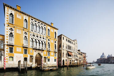 Historische venezianische Gebäude am Canale Grande, Venedig, UNESCO-Weltkulturerbe, Venetien, Italien, Europa - RHPLF05652