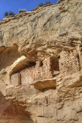 Target Ruins, Ancestral Pueblo, bis zu 1000 Jahre alt, Coomb Ridge Gebiet, Utah, Vereinigte Staaten von Amerika, Nordamerika - RHPLF05669