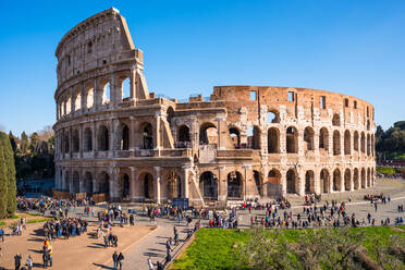 Das Kolosseum (Flavisches Amphitheater), UNESCO-Weltkulturerbe, Rom, Latium, Italien, Europa - RHPLF05783