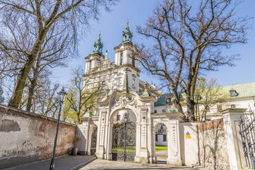 St.-Stanislaus-Kirche und das Paulinerkloster in Skalka, Krakau, Polen, Europa - RHPLF05875