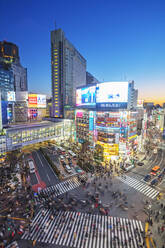 Shibuya-Kreuzung, Tokio, Japan, Asien - RHPLF05977