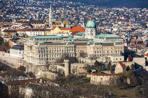 Blick vom Gellertberg, Budapest, Ungarn, Europa - RHPLF06013