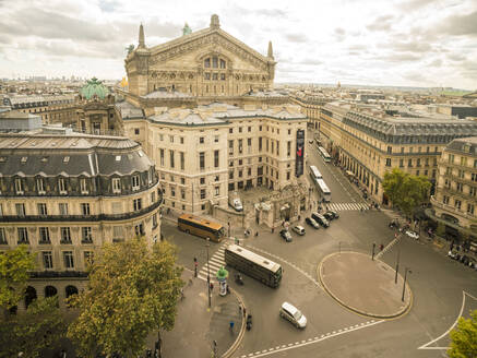 Die Pariser Oper von der Galerie Lafayette (Galeries Lafayette) aus, Paris, Frankreich, Europa - RHPLF06037