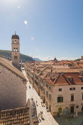 Altstadt von der Stadtmauer aus, UNESCO-Weltkulturerbe, Dubrovnik, Kroatien, Europa - RHPLF06114