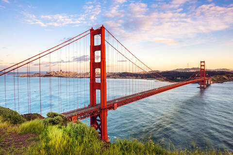 Golden Gate Bridge, San Francisco, California, United States of America, North America stock photo