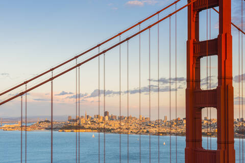 Golden Gate Bridge, San Francisco, Kalifornien, Vereinigte Staaten von Amerika, Nordamerika, lizenzfreies Stockfoto
