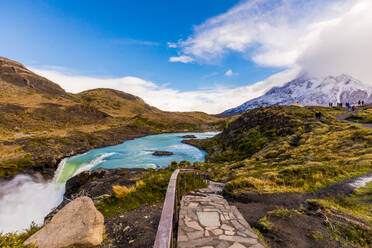 Wunderschöne Landschaft im Torres del Paine National Park, Patagonien, Chile, Südamerika - RHPLF06275