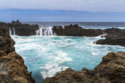 Naturschwimmbad, Teneriffa, Kanarische Inseln, Spanien, Atlantik, Europa - RHPLF06307