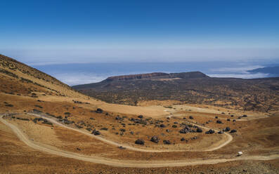 Blick auf den Vulkan El Teide, Teide-Nationalpark, Teneriffa, Kanarische Inseln, Spanien, Atlantik, Europa - RHPLF06311