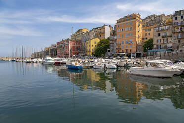 Boats moored in the port at Bastia, Corsica, France, Mediterranean, Europe - RHPLF06449