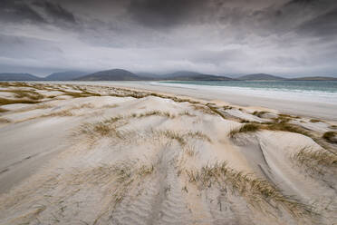 Sand dunes, Luskentyre Beach, West Harris, Outer Hebrides, Scotland, United Kingdom, Europe - RHPLF06521