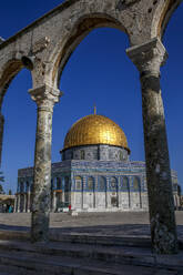 Felsendom, UNESCO-Weltkulturerbe, Ost-Jerusalem, Israel, Naher Osten - RHPLF06881