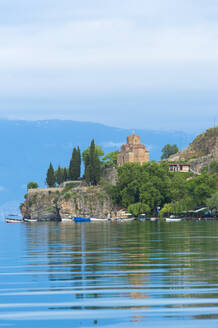 Kirche St. Johannes Theologe-Kaneo, Ohrid-See, UNESCO-Welterbe, Mazedonien, Europa - RHPLF06898