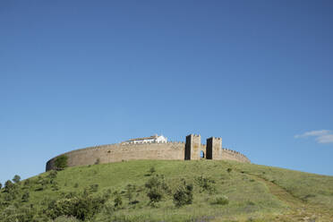 Die runde Burg von Arraiolos, Alentejo, Portugal, Europa - RHPLF06950