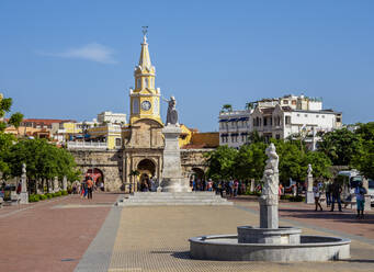 Uhrenturm, Cartagena, Departement Bolivar, Kolumbien, Südamerika - RHPLF07001