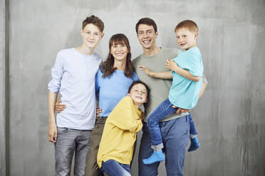 Mother with her four sons - MCF00219
