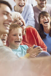 Three generations family having fun at home - MCF00249