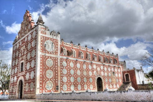 Ex-Kloster von Santo Domingo, gegründet 1646, Uayma, Yucatan, Mexiko, Nordamerika - RHPLF07048