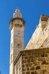 View of Mosque of Omar in Old City, Old City, UNESCO World Heritage Site, Jerusalem, Israel, Middle East - RHPLF07055