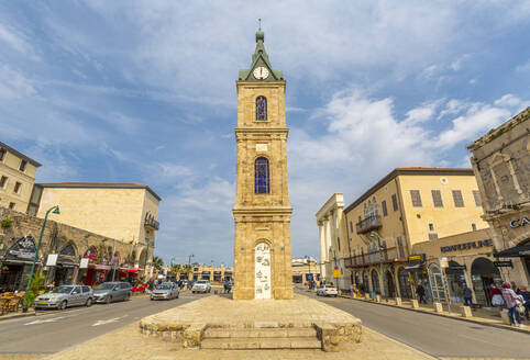 Blick auf den Uhrenturm, Altstadt von Jaffa, Tel Aviv, Israel, Naher Osten - RHPLF07066