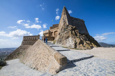 Burg Santa Cruz hoch über Oran, Algerien, Nordafrika, Afrika - RHPLF07098