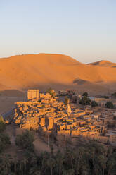 Blick über die Oase von Taghit, Westalgerien, Nordafrika, Afrika - RHPLF07101