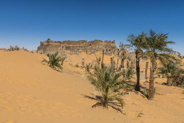 Alter Ksar, alte Stadt in der Sahara-Wüste, in der Nähe von Timimoun, Westalgerien, Nordafrika, Afrika - RHPLF07123