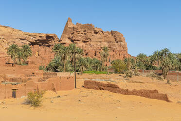 Alter Ksar, alte Stadt in der Wüste, bei Timimoun, Westalgerien, Nordafrika, Afrika - RHPLF07130