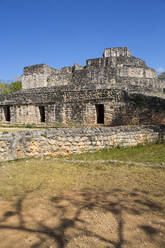 Oval Palace, Ek Balam, Yucatec-Mayan Archaeological Site, Yucatan, Mexico, North America - RHPLF07249