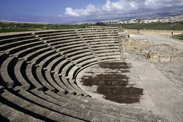 Amphitheater im Archäologischen Park von Paphos, UNESCO-Weltkulturerbe, Paphos, Zypern, Europa - RHPLF07257