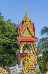 Farbenfrohe Architektur im Büro des Nationalen Buddhismus, in Phuket-Stadt, Phuket, Thailand, Südostasien, Asien - RHPLF07338