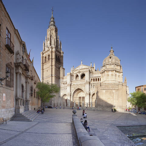 Kathedrale Santa Maria, UNESCO-Weltkulturerbe, Toledo, Kastilien-La Mancha, Spanien, Europa, lizenzfreies Stockfoto
